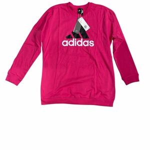 Adidas Vibrant Pink Crewneck